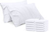 Picture of Utopia Bedding Standard Pillow Cases - 12 Pack - Envelope Closure - Soft Brushed Microfiber Fabric - Shrinkage and Fade Resistant Pillow Covers Standard Size 20 X 26 Inches (Standard, White)