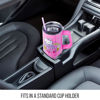 Picture of Silver Buffalo Sanrio Hello Kitty Kawaii Summer Vacation Stainless Steel Tumbler with Handle and Straw, Fits in Standard Cup Holder, 40 Ounces