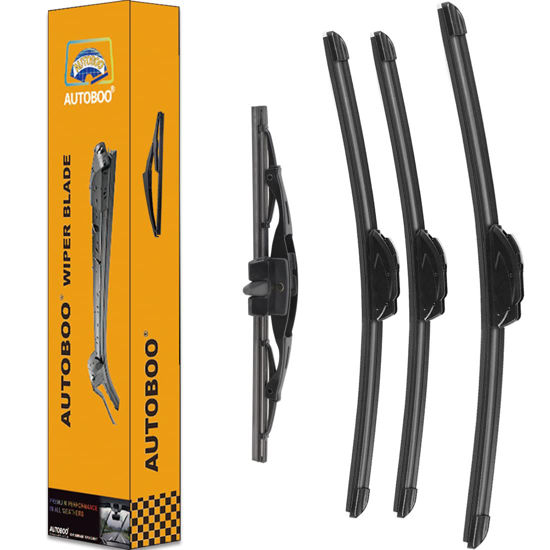 Picture of AUTOBOO 16"+14"+14" Windshield Wipers with 10" Rear Wiper Blade Replacement for Toyota FJ Cruiser 2014 2013 2012 2011 2010 2009 2008 2007-Original Factory Quality (Pack of 4)