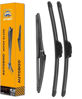 Picture of AUTOBOO 26"+14" Windshield Wipers with 12" Rear Wiper Blade Replacement for Toyota Yaris 2007-2011 -Original Factory Quality (Pack of 3)