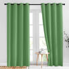 Picture of NICETOWN Forest Green Blackout Curtains 84 inches Long 2 Panels Set - Grommet Thermal Curtains Room Darkening Window Treatments Sound Proof for Bedroom/Living Room, W52 x L84