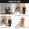 Picture of Dog Paw Cleaner, Washer, Buddy Muddy Pet Foot Cleaner for Small Medium Large Breed Dogs/Cats (with 3 absorbent towel) (Black, Large)