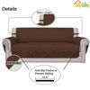 Picture of Easy-Going Reversible Couch Cover for 3 Cushion Couch Sofa Cover for Dogs Water Resistant Furniture Protector Cover with Foam Sticks Elastic Straps for Pet Cat (Sofa, Coffee/Ivory)