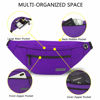 Picture of MAXTOP Large Crossbody Fanny Pack with 4-Zipper Pockets,Gifts for Enjoy Sports Festival Workout Traveling Running Casual Hands-Free Wallets Waist Pack Phone Bag Carrying All Phones