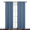 Picture of NICETOWN Blackout Curtains for Bedroom, Thermal Insulated Privacy Window Treatment Curtains & Drapes for Living Room, Nursery (Stone Blue, 34-inch Wide x 84-inch Long, 2PCs)