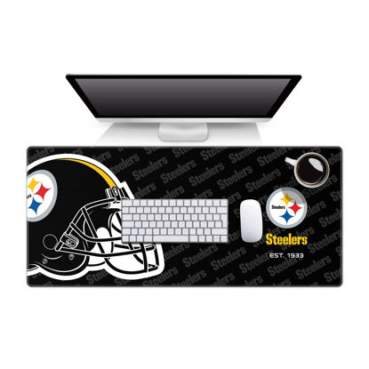 Picture of YouTheFan NFL Pittsburgh Steelers Logo Series Desk Pad
