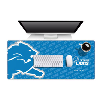 Picture of YouTheFan NFL Detroit Lions Logo Series Desk Pad