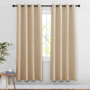 Picture of NICETOWN Doorway Curtains & Drapes 78 inches Long - Grommet Window Treatment Thermal Insulated Privacy Blackout Curtains & Drapes for Bedroom (Biscotti Beige, Set of 2, W52 x L78)