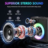 Picture of Karaoke Machine with 2 Wireless Microphones, Portable Bluetooth 5.3 Karaoke Speaker with Upgraded Subwoofer for Adults, PA System with Echo Adjustment, Support TWS/TF Card/USB/AUX/Live