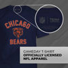 Picture of Team Fan Apparel NFL Adult Gameday T-Shirt - Cotton Blend - Tagless - Semi-Fitted - Unleash Your Team Spirit During Game Day (Chicago Bears - Navy, Adult Small)