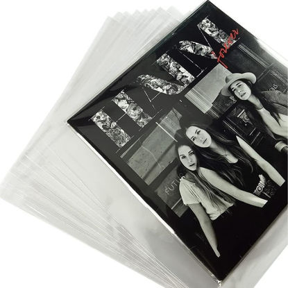 Picture of Record Sleeves, Vinyl Outer Sleeves for 12" LP Albums, 3mm Thick, Vinyl Protective Sleeves Protects from Scratch & Dust, 100 Record Sleeves Outer,