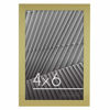 Picture of Americanflat 4x6 Picture Frame in Gold - Thin Border Photo Frame with Shatter-Resistant Glass, Hanging Hardware, and Built-in Easel for Horizontal or Vertical Display for Wall or Tabletop