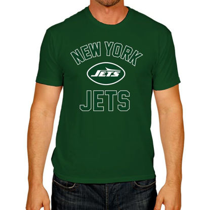 Picture of Team Fan Apparel NFL Adult Gameday T-Shirt - Cotton Blend - Tagless - Semi-Fitted - Unleash Your Team Spirit During Game Day (New York Jets - Forest Green, Adult XXX-Large)