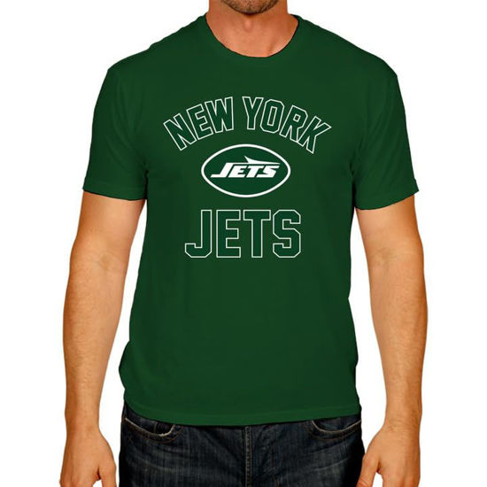Picture of Team Fan Apparel NFL Adult Gameday T-Shirt - Cotton Blend - Tagless - Semi-Fitted - Unleash Your Team Spirit During Game Day (New York Jets - Forest Green, Adult XXX-Large)