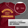 Picture of Team Fan Apparel NFL Adult Gameday T-Shirt - Cotton Blend - Tagless - Semi-Fitted - Unleash Your Team Spirit During Game Day (Washington Commanders - Maroon, Adult Small)