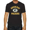 Picture of Team Fan Apparel NFL Adult Gameday T-Shirt - Cotton Blend - Tagless - Semi-Fitted - Unleash Your Team Spirit During Game Day (Green Bay Packers - Black, Adult Large)