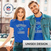 Picture of Team Fan Apparel NFL Adult Gameday T-Shirt - Cotton Blend - Tagless - Semi-Fitted - Unleash Your Team Spirit During Game Day (Detroit Lions - Royal, Adult XX-Large)