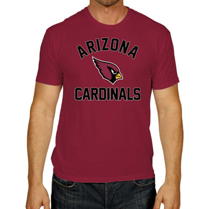 Picture of Team Fan Apparel NFL Adult Gameday T-Shirt - Cotton Blend - Tagless - Semi-Fitted - Unleash Your Team Spirit During Game Day (Arizona Cardinals - Cardinal, Adult Small)