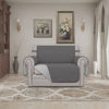 Picture of Easy-Going Oversized Chair Sofa Slipcover Reversible Sofa Cover Water Resistant Couch Cover Furniture Protector Cover with Elastic Straps for Pets Dog (Oversized Chair, Gray/Light Gray)