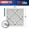 Picture of BNX TruFilter 10x10x1 Air Filter MERV 13 (6-Pack) - MADE IN USA - Electrostatic Pleated Air Conditioner HVAC AC Furnace Filters for Allergies, Pollen, Mold, Bacteria, Smoke, Allergen, MPR 1900 FPR 10