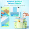 Picture of EUDELE Mesh Shower Caddy Portable, 8-Pocket Large Capacity, Quick Dry, Easy Clean, Ideal for Beach, Swimming, Gym, Travel