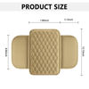 Picture of Upgraded Car Center Console Cover,Microfiber Leather Car Armrest Cover Cushion with 2 Storage Bags,Universal Car Armrest Storage Box Car Interior Accessories for Most Vehicles (Beige)