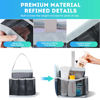 Picture of EUDELE Mesh Shower Caddy Portable for College Dorm Room Essentials with 8-Pocket Large Capacity for Beach,Swimming,Gym-Grey