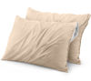 Picture of Utopia Bedding Waterproof Pillow Protector Zippered (2 Pack) Standard Beige - Bed Bug Proof Pillow Encasement 20 x 26 Inches