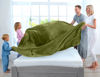 Picture of Utopia Bedding Fleece Blanket Queen Size Olive 300GSM Luxury Fuzzy Soft Anti-Static Microfiber Bed Blanket (90x90 Inches)