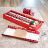 Picture of Premium Wrapping Paper Storage Container -Durable Material 600D tear-proof - Fits up to 27 Paper Rolls -Extra Pockets for Ribbons & Bows. Underbed Gift Wrap Organizer, Ideal for Holiday Christmas, etc