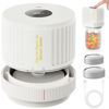 Picture of LOVE MOMENT Electric Mason Jar Vacuum Sealer Kit for Wide Mouth and Regular Mouth Mason Jar - White