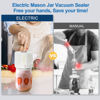 Picture of LOVE MOMENT Electric Mason Jar Vacuum Sealer Kit for Wide Mouth and Regular Mouth Mason Jar - White