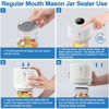 Picture of LOVE MOMENT Electric Mason Jar Vacuum Sealer Kit for Wide Mouth and Regular Mouth Mason Jar - White