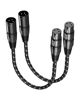 Picture of VANDESAIL XLR Cables Short, Mic Cord 1ft 2 Pack, Braided Balanced Microphone Cable Male to Female 3 Pin Connector for Microphones, Mixer, XLR Speaker Systems