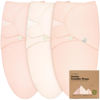 Picture of 3-Pack Organic Baby Swaddle Sleep Sacks - Newborn Swaddle Sack, Ergonomic Baby Swaddles 0-6 Months, Swaddles for Newborns, Baby Sleep Sack, Baby Swaddle Blanket Wrap, Baby Essentials (Angelic, L)