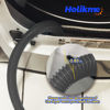 Picture of Holikme 2 Pieces Dryer Vent Cleaner Kit, Dryer Lint Vacuum Attachment and Flexible Dryer Lint Brush, Vacuum Hose Attachment, Black