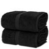 Picture of Chakir Turkish Linens, 100% Cotton Premium Quality Turkish Bath Sheets (35''x70'' Large Bath Sheet Towels - Black)