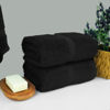 Picture of Chakir Turkish Linens, 100% Cotton Premium Quality Turkish Bath Sheets (35''x70'' Large Bath Sheet Towels - Black)