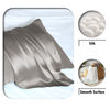 Picture of Silk Body Pillowcase Mulberry Silk Pillowcase Body Pillow Cases with Zipper Soft Breathable Smooth Cooling 20x54 inches body pillow pillowcase for Sleep (Gray,20"X 54",1Pcs)