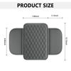 Picture of Stacool Upgraded Car Center Console Cover,Microfiber Leather Car Armrest Cover Cushion with 2 Storage Bags,Universal Car Armrest Storage Box Car Interior Accessories for Most Vehicles (Gray)