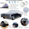 Picture of EzyShade 10-Layer Waterproof Sports Car Cover. See Vehicle Size-Chart for Accurate Fit. All Weather Outdoor Covers. Thunderbird Impala Grand Fury Classic Cars. Sun Snow Rain. Size C7 (See Size Chart)