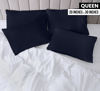 Picture of Utopia Bedding Queen Pillow Cases - 4 Pack - Envelope Closure - Soft Brushed Microfiber Fabric - Shrinkage and Fade Resistant Pillow Covers Queen Size 20 X 30 Inches (Queen, Navy)