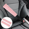 Picture of Amooca Soft Auto Seat Belt Cover Seatbelt Shoulder Pad Cushions 2 PCS for a More Comfortable Driving Universal Fit for All Cars and Backpack Dirty Pink