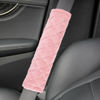 Picture of Amooca Soft Auto Seat Belt Cover Seatbelt Shoulder Pad Cushions 2 PCS for a More Comfortable Driving Universal Fit for All Cars and Backpack Dirty Pink