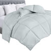 Picture of Utopia Bedding Comforter Duvet Insert, Quilted Comforter with Corner Tabs, Box Stitched Down Alternative Comforter Twin (Light Grey)