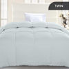 Picture of Utopia Bedding Comforter Duvet Insert, Quilted Comforter with Corner Tabs, Box Stitched Down Alternative Comforter Twin (Light Grey)