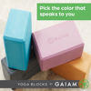 Picture of Gaiam Yoga Block - Supportive Latex-Free Eva Foam - Soft Non-Slip Surface with Beveled Edges for Yoga, Pilates, Meditation - Yoga Accessories for Stability, Balance, Deepen Stretches