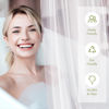 Picture of AmazerBath Shower Curtain Liner, 48x72 Clear Shower Curtain Liner, Waterproof Plastic Shower Liner, Cute Lightweight PEVA Shower Curtain for Bathroom with 2 Magnets and 8 Rustproof Metal Grommets