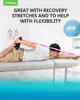 Picture of Trideer Stretching Strap Yoga Strap Physical Therapy for Home Workout, Exercise, Pilates and Gymnastics, 10 Loops Non-Elastic Stretch Bands with Aesthetic Packaging for Women & Men (Pink)