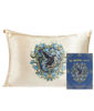 Picture of Kitsch x Harry Potter Ravenclaw Satin Pillowcase with Zipper for Hair & Skin - Double-Sided, Softer Than Silk, Wrinkle-Free, Machine Washable, Frizz Control, Breakout Prevention - Queen/Standard